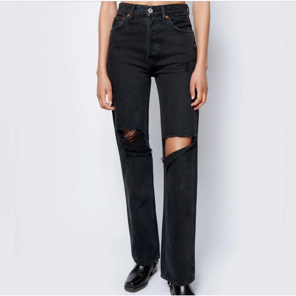 Redone Black Jeans